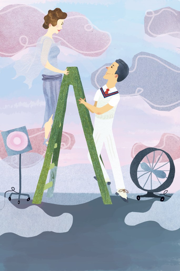 Poster for a production of the musical classic "Singin' in the Rain"